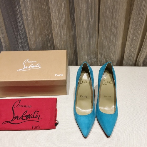 Replica Christian Louboutin High-heeled shoes For Women #849806 $72.00 USD for Wholesale