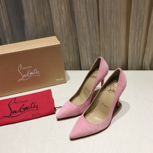 Replica Christian Louboutin High-heeled shoes For Women #849807 $72.00 USD for Wholesale