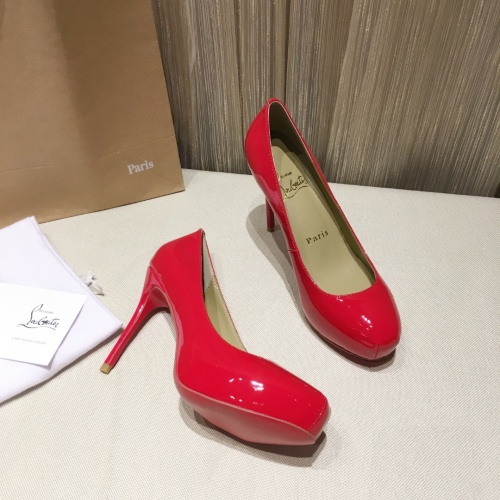 Replica Christian Louboutin High-heeled shoes For Women #849809 $76.00 USD for Wholesale
