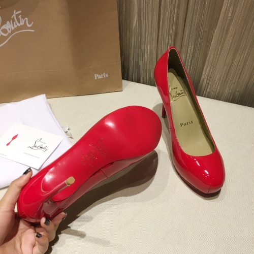 Replica Christian Louboutin High-heeled shoes For Women #849809 $76.00 USD for Wholesale