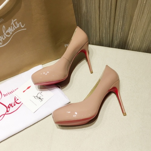 Replica Christian Louboutin High-heeled shoes For Women #849811 $76.00 USD for Wholesale