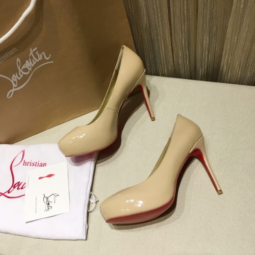 Replica Christian Louboutin High-heeled shoes For Women #849812 $76.00 USD for Wholesale