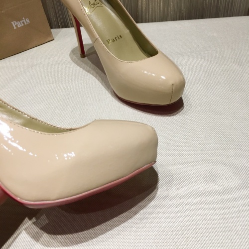 Replica Christian Louboutin High-heeled shoes For Women #849812 $76.00 USD for Wholesale