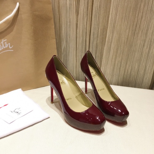Replica Christian Louboutin High-heeled shoes For Women #849814 $76.00 USD for Wholesale