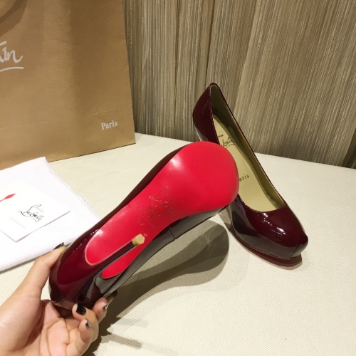 Replica Christian Louboutin High-heeled shoes For Women #849814 $76.00 USD for Wholesale