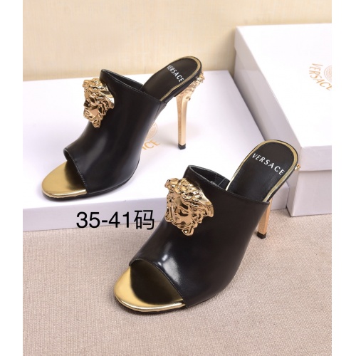 $72.00 USD Versace High-Heeled Shoes For Women #849844