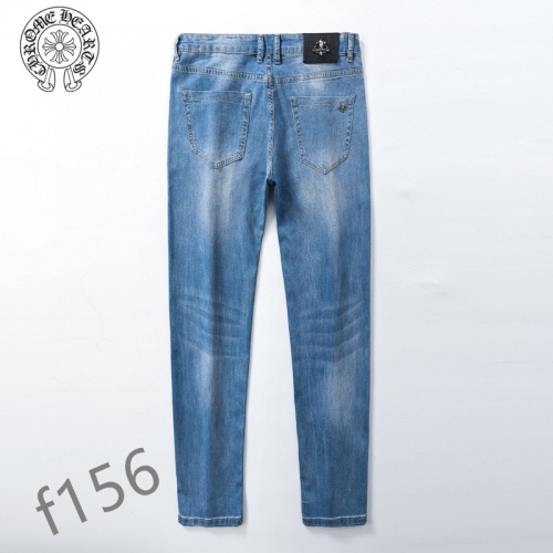Replica Chrome Hearts Jeans For Men #849846 $42.00 USD for Wholesale