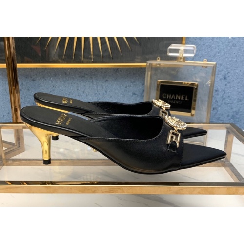 Replica Versace Slippers For Women #849848 $72.00 USD for Wholesale