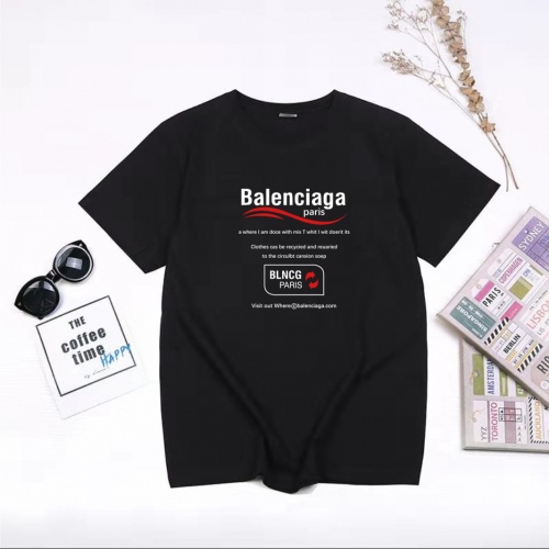 Balenciaga T-Shirts Short Sleeved For Men #849853 $27.00 USD, Wholesale Replica Balenciaga T-Shirts