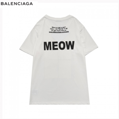 Replica Balenciaga T-Shirts Short Sleeved For Men #849863 $27.00 USD for Wholesale