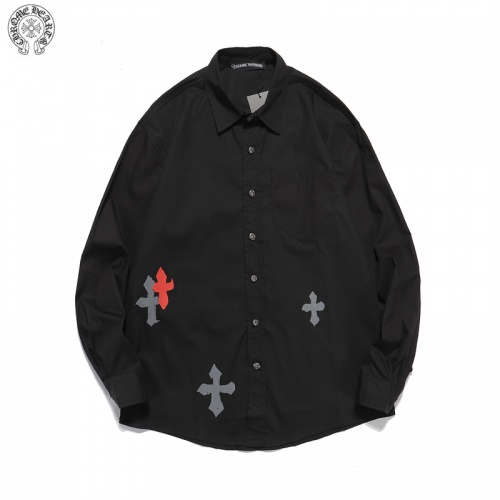 Chrome Hearts Shirts Long Sleeved For Men #850033 $82.00 USD, Wholesale Replica Chrome Hearts Shirts