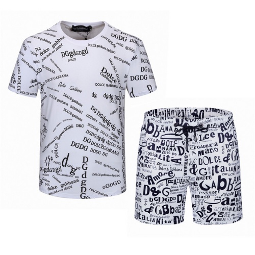 Dolce &amp; Gabbana D&amp;G Tracksuits Short Sleeved For Men #850035 $42.00 USD, Wholesale Replica Dolce &amp; Gabbana D&amp;G Tracksuits
