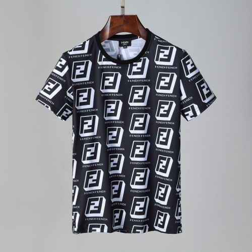 Replica Fendi Tracksuits Short Sleeved For Men #850046 $42.00 USD for Wholesale