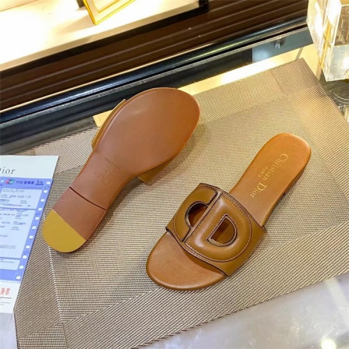Replica Hermes Slippers For Women #850086 $65.00 USD for Wholesale
