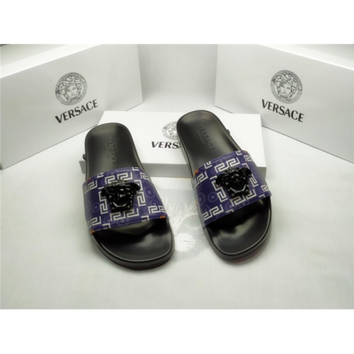 Versace Slippers For Men #850119 $40.00 USD, Wholesale Replica Versace Slippers