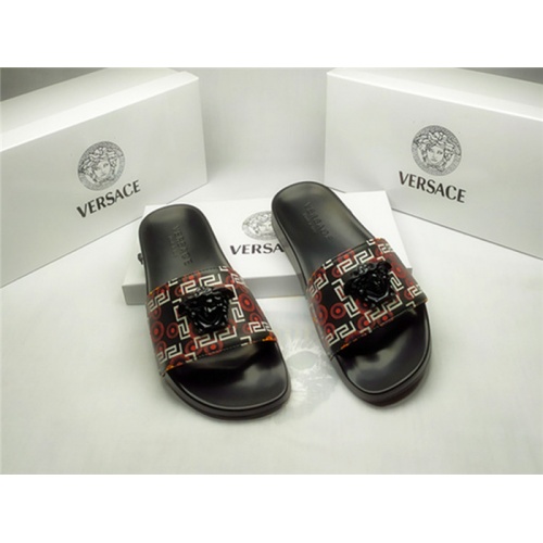 Versace Slippers For Men #850120 $40.00 USD, Wholesale Replica Versace Slippers