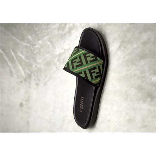 Replica Fendi Slippers For Men #850136 $40.00 USD for Wholesale