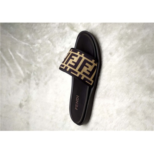 Replica Fendi Slippers For Men #850138 $40.00 USD for Wholesale