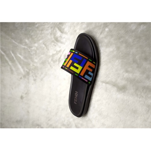 Replica Fendi Slippers For Men #850141 $40.00 USD for Wholesale