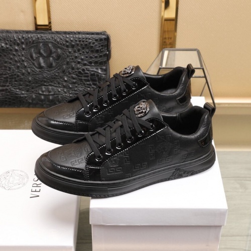 Replica Versace Casual Shoes For Men #850388 $88.00 USD for Wholesale