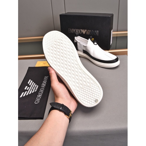 Replica Armani Casual Shoes For Men #850410 $80.00 USD for Wholesale