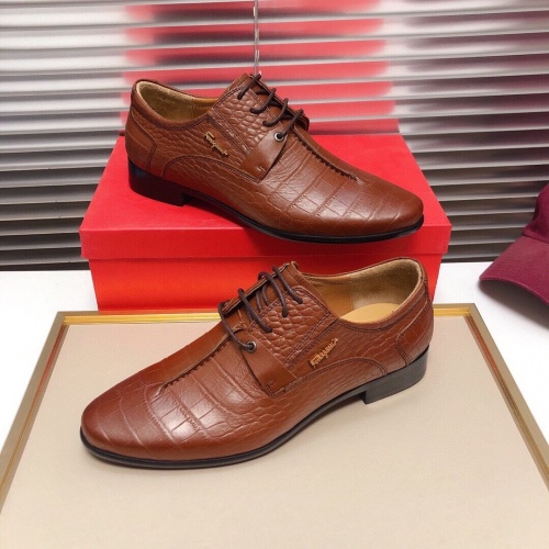 Ferragamo Leather Shoes For Men #850517 $82.00 USD, Wholesale Replica Salvatore Ferragamo Leather Shoes