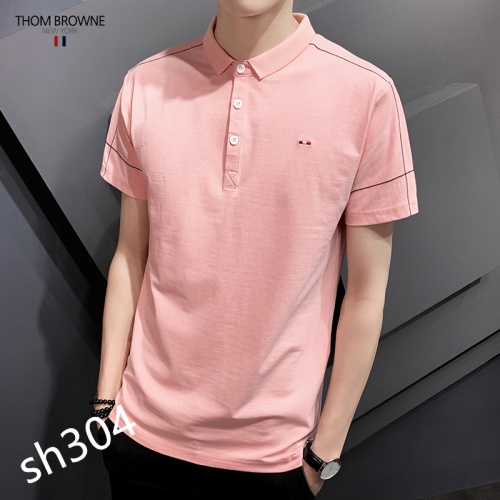 Replica Thom Browne TB T-Shirts Short Sleeved For Men #850620 $29.00 USD for Wholesale