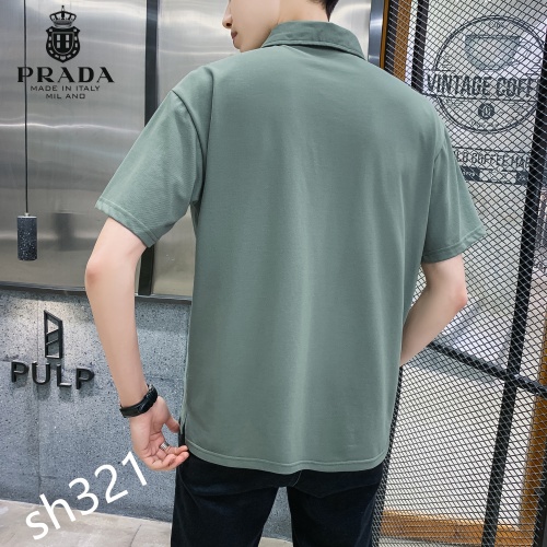 Replica Prada T-Shirts Short Sleeved For Men #850644 $29.00 USD for Wholesale