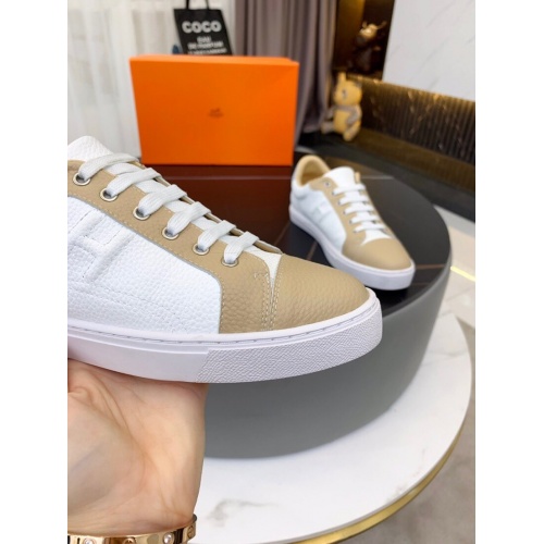 Replica Hermes Casual Shoes For Men #850704 $76.00 USD for Wholesale