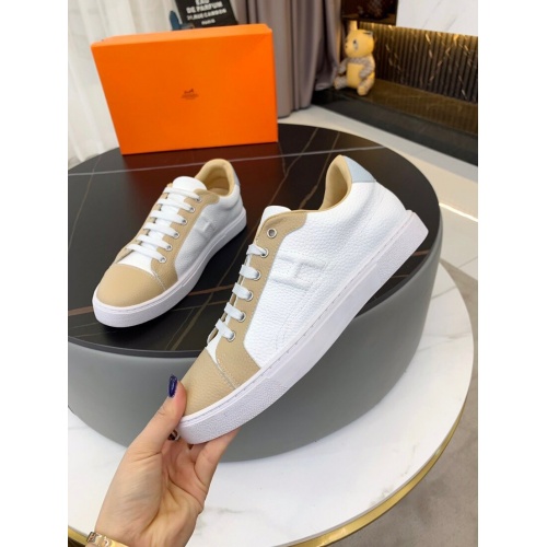 Replica Hermes Casual Shoes For Men #850704 $76.00 USD for Wholesale