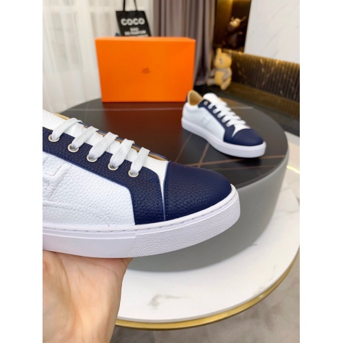 Replica Hermes Casual Shoes For Men #850706 $76.00 USD for Wholesale
