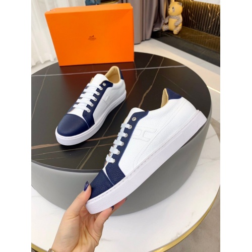 Replica Hermes Casual Shoes For Men #850706 $76.00 USD for Wholesale