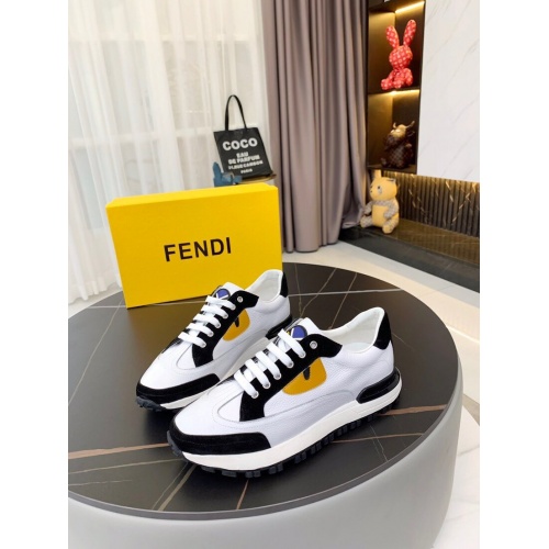 Replica Fendi Casual Shoes For Men #850708 $80.00 USD for Wholesale