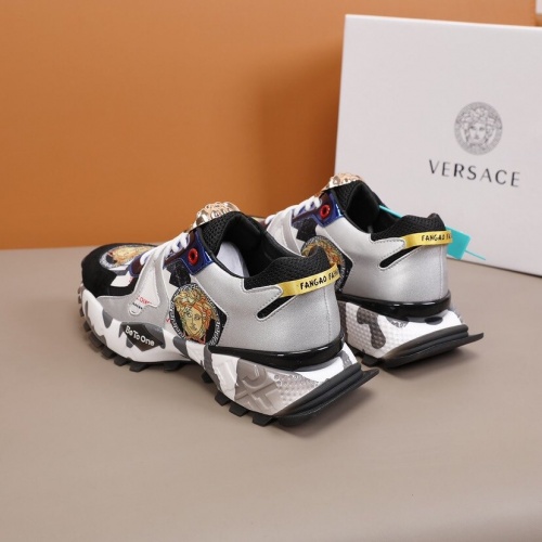 Replica Versace Casual Shoes For Men #850770 $88.00 USD for Wholesale