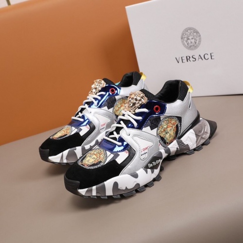 Replica Versace Casual Shoes For Men #850770 $88.00 USD for Wholesale