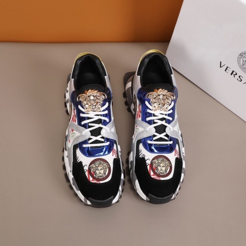 Replica Versace Casual Shoes For Men #850771 $88.00 USD for Wholesale