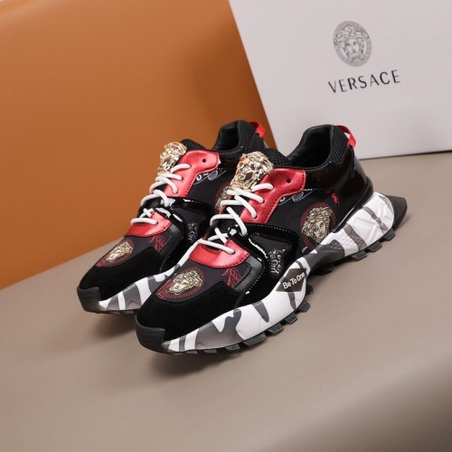 Replica Versace Casual Shoes For Men #850772 $88.00 USD for Wholesale