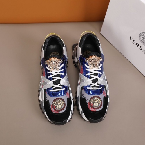 Replica Versace Casual Shoes For Men #850774 $88.00 USD for Wholesale