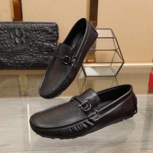 Ferragamo Leather Shoes For Men #850810 $85.00 USD, Wholesale Replica Salvatore Ferragamo Leather Shoes