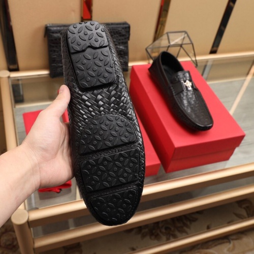 Replica Ferragamo Leather Shoes For Men #850811 $85.00 USD for Wholesale