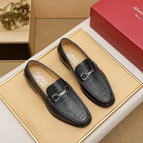 Ferragamo Leather Shoes For Men #851000 $85.00 USD, Wholesale Replica Salvatore Ferragamo Leather Shoes