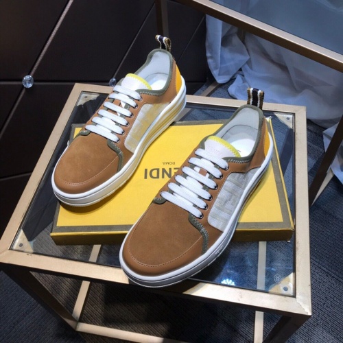 Replica Fendi Casual Shoes For Men #851004 $82.00 USD for Wholesale