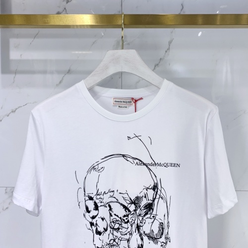 Replica Alexander McQueen T-shirts Short Sleeved For Men #851530 $41.00 USD for Wholesale