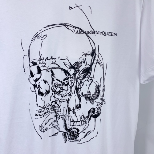 Replica Alexander McQueen T-shirts Short Sleeved For Men #851530 $41.00 USD for Wholesale