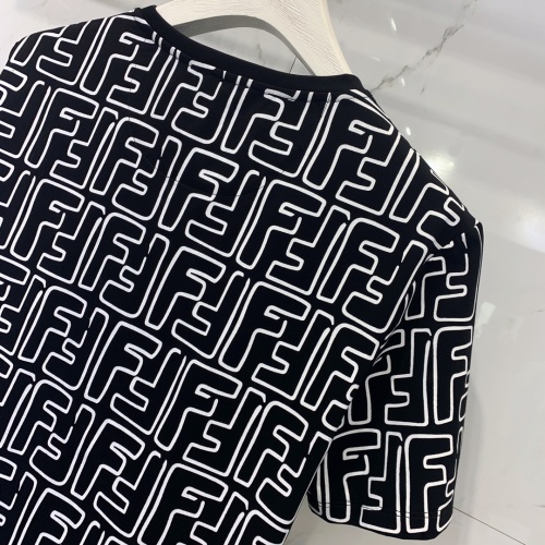 Replica Fendi T-Shirts Short Sleeved For Men #851552 $41.00 USD for Wholesale