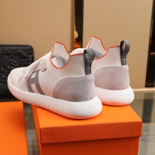 Replica Hermes Casual Shoes For Men #851658 $88.00 USD for Wholesale