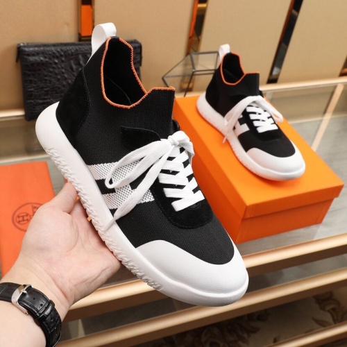 Replica Hermes Casual Shoes For Men #851660 $88.00 USD for Wholesale