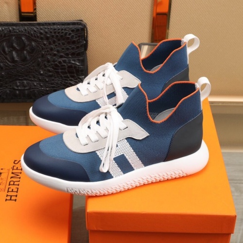 Replica Hermes Casual Shoes For Men #851661 $88.00 USD for Wholesale