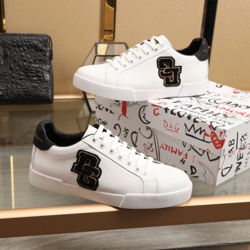 Replica Dolce & Gabbana D&G Casual Shoes For Men #851818 $85.00 USD for Wholesale