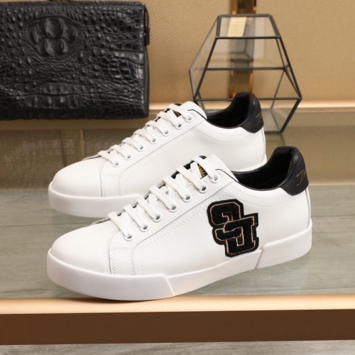 Replica Dolce & Gabbana D&G Casual Shoes For Men #851818 $85.00 USD for Wholesale